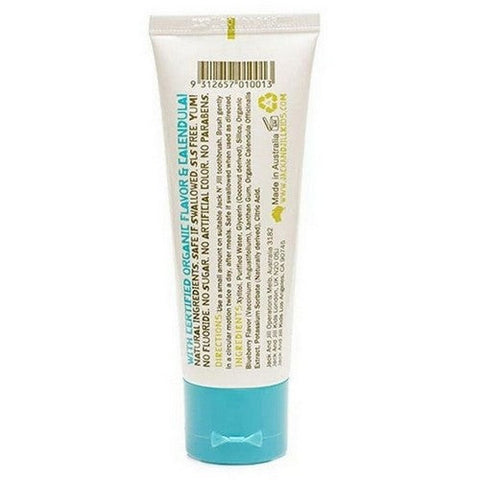 Jack N' Jill, Kids Blueberry Organic Calendula Toothpaste, 1.76 Oz Jack N' Jill