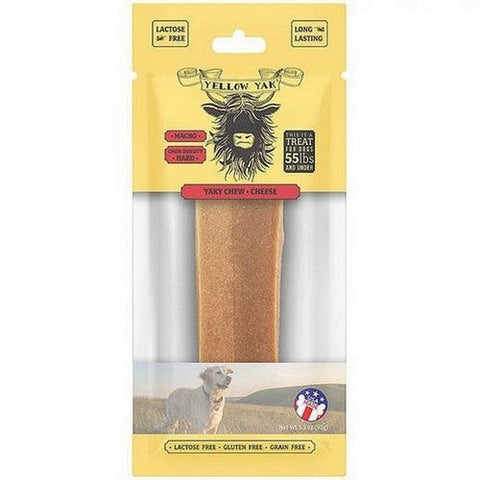 Yellow Yak, Macho Cheese Yaky Chew For Dog, 3.3 Oz Yellow Yak