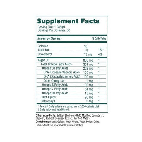 iwi, Made From Algae Omega-3 Epa Plus Dha, 30 Softgels iwi