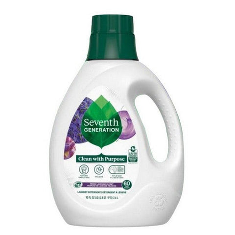 Seventh Generation, Liquid Laundry Detergent Soap Fresh Lavender Scent, 90 Oz Seventh Generation