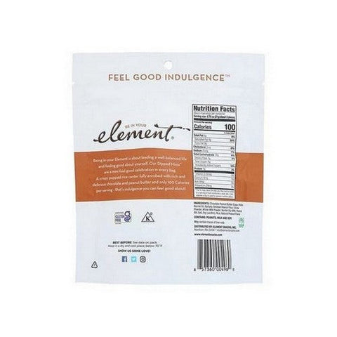 Element Snacks, Chocolate Peanut Butter Crispy Rice Minis, 3 Oz Element Snacks