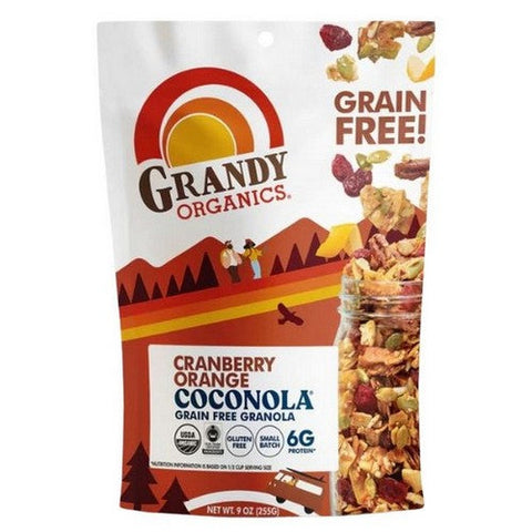 Grandy Oats, Cranberry Orange Coconola, 9 Oz Grandy Oats