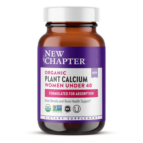 Organic Plant Calcium Women Under 40 90 Tabs by New Chapter