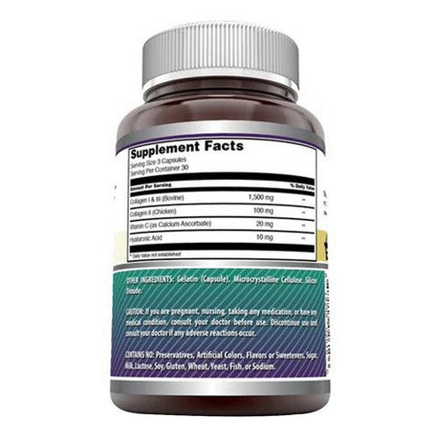 Amazing Nutrition, Amazing Formulas Advanced Collagen, 1500 mg, 90 Caps Amazing Nutrition