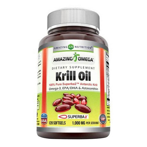 Amazing Nutrition, Amazing Omega Superba Krill Oil, 500 mg, 120 Softgels Amazing Nutrition