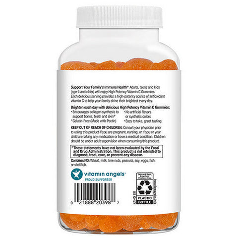 Rainbow Light, Vitamin C High Potency Gummies Citrus, 60 Count Rainbow Light