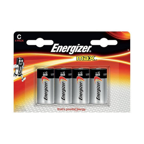 Energizer, Max C Batteries Alkaline Battery, 4 Each Energizer