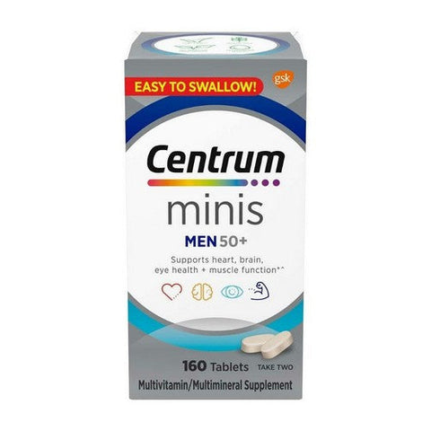Centrum, Minis Men 50 Plus Multivitamin, 160 Tabs Centrum