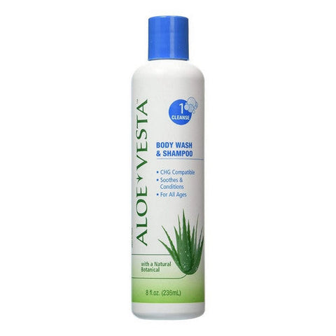 Aloe Vesta, 2 in 1 Body Wash And Shampoo, 8 Oz Aloe Vesta