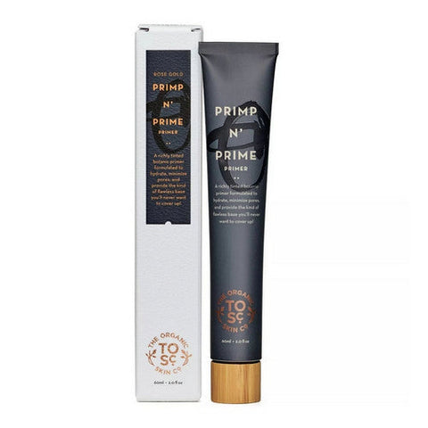 The Organic Skin Co, Primp N' Prime Rose Gold, 2 Oz The Organic Skin Co
