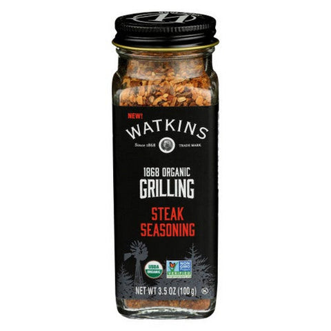 Watkins, Organic Grilling Steak Seasoning, 3.5 Oz (Case Of 3) Watkins