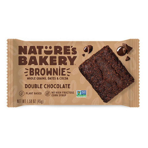 Natures Bakery, Double Chocolate Brownie, 9.54 Oz(Case Of 6) Natures Bakery