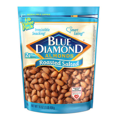 Blue Diamond, Almonds Roasted Salted, 16 Oz(Case Of 6) Blue Diamond
