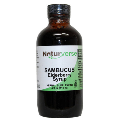 Naturverse, Sambucus Elderberry Syrup Alcohol-Free, 4 Oz Naturverse