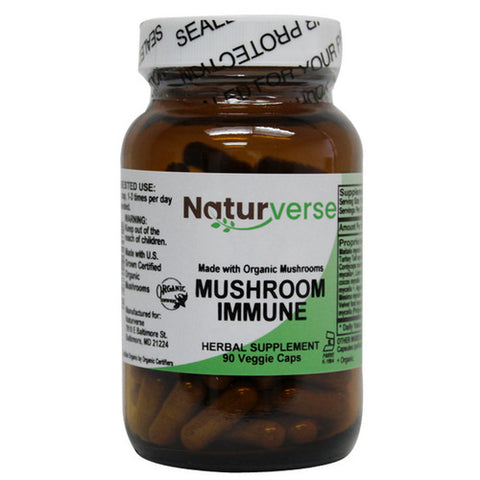 Naturverse, Mushroom Immune Powder Capsules, 90 VegCaps Naturverse