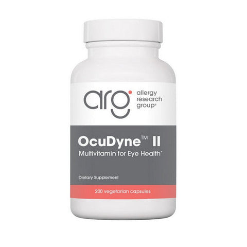 Nutricology/ Allergy Research Group, Ocudyne II Multivitamin For Eye Health, 200 Veg Caps Nutricology/ Allergy Research Group