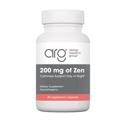 Nutricology/ Allergy Research Group, Zen Calmness Support Day Or Night, 200 Mg, 60 Veg Caps Nutricology/ Allergy Research Group