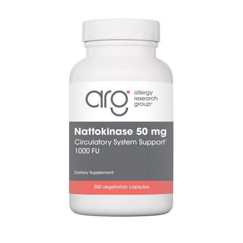 Nutricology/ Allergy Research Group, Nattokinase, 50 Mg, 300 Veg Caps Nutricology/ Allergy Research Group