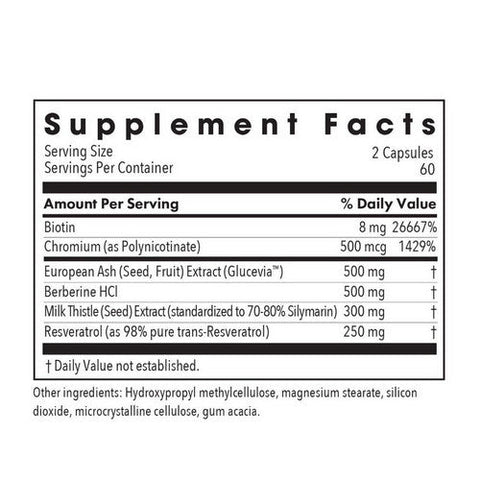 Nutricology/ Allergy Research Group, Glucose Tolerance II With Glucevia, 120 Veg Caps