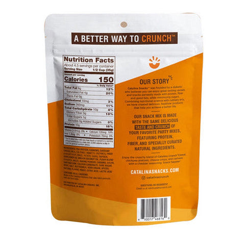 Catalina Crunch, Keto Friendly Cheddar Crunch and Snack Mix, 5.25 Oz(Case Of 6) Catalina Crunch