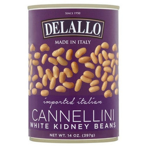 Delallo, Italian Cannellini Beans, 14 Oz (Case Of 12) Delallo