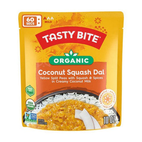 Tasty Bite, Organic Coconut Squash Dal, 10 Oz (Case Of 6) Tasty Bite