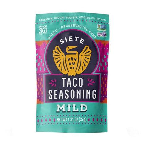 Siete, Seasoning Mild Taco, 1.3 Oz (Case Of 12) Siete