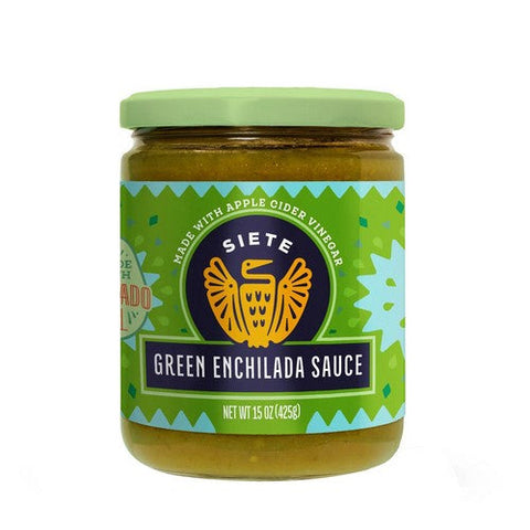Siete, Green Enchilada Sauce, 15 Oz (Case Of 6) Siete