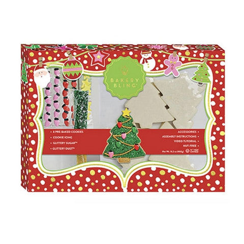 Bakery Bling, Christmas Tree Cookiess, 17.21 Oz (Case Of 12) Bakery Bling