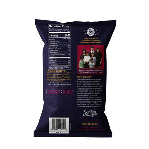 Siete, Chipotle BBQ Kettle Cooked Potato Chips, 5.5 Oz (Case Of 6) Siete