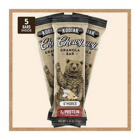 Kodiak Cakes, Chewy Granola Bars S'Mores, 6.17 Oz (Case Of 12) Kodiak Cakes