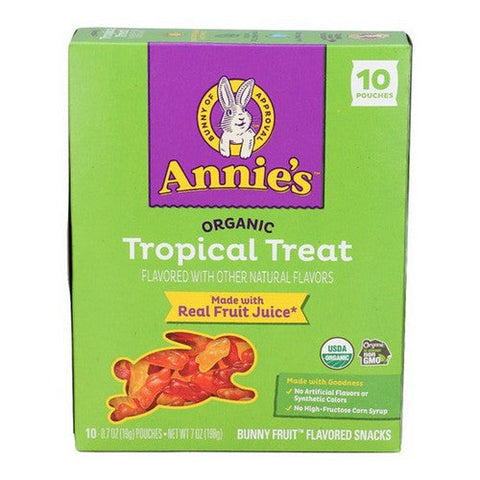 Annie's Homegrown, Tropical Art Fruit Snacks, 7 Oz (Case Of 8) Annie's Homegrown