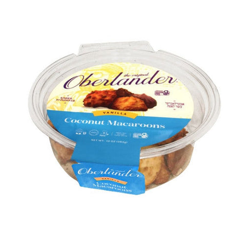 Oberlander, Coconut Macaroons Almond Cookies, 10 Oz (Case Of 24) Oberlander