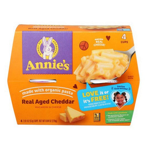 Annie's Homegrown, Real Aged Cheddar Macaroni And Cheese, 8.04 Oz (Case Of 6) Annie's Homegrown