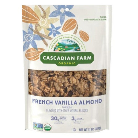 Cascadian Farm, Organic Granola French Vanilla Almond, 11 Oz(Case Of 4) Cascadian Farm