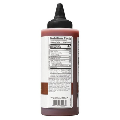 Kinders, Roasted Garlic BBQ Sauce, 15.5 Oz (Case Of 6) Kinders