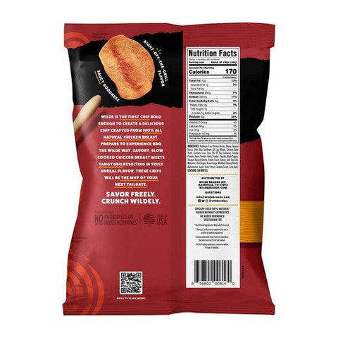 Wilde Snacks, BBQ Chicken Chips, 4 Oz (Case Of 12) Wilde Snacks