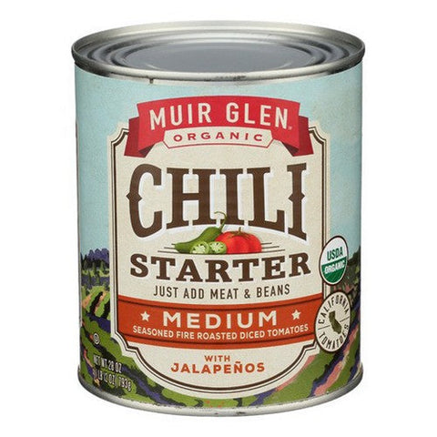 Muir Glen, Tomato Chilli Starter Hot, 28 Oz (Case Of 12)