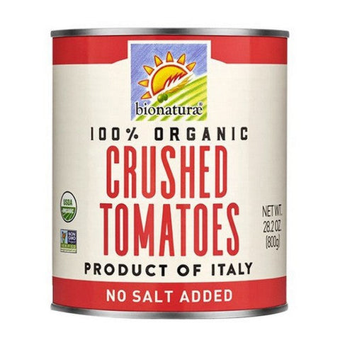 Bionaturae, Organic Crushed Tomatoes, 28.2 Oz(Case Of 6) Bionaturae