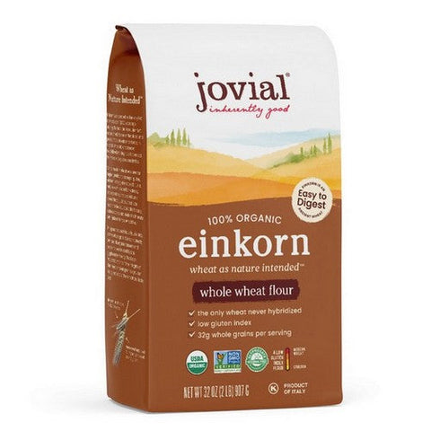 Jovial, Organic Einkorn Whole Wheat Flour, 32 Oz(Case Of 10) Jovial