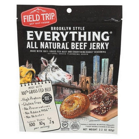 Fieldtrip, Everything Bagel Beef Jerky, 2.2 Oz(Case Of 9) Fieldtrip