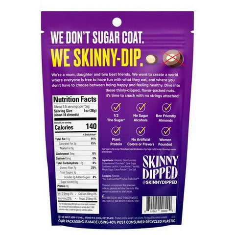 Nature Nate's, Almonds Super Dark Chocolate Plus Sea Salt, 3.5 Oz(Case Of 10) Nature Nate's