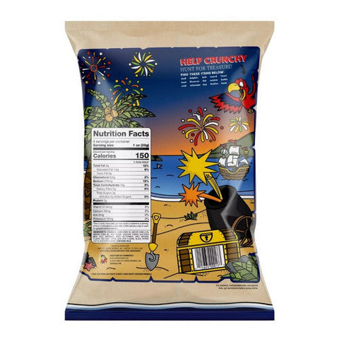 Pirate Brands, Cheddar Blast Rice And Corn Puffs, 4 Oz(Case Of 12) Pirate Brands