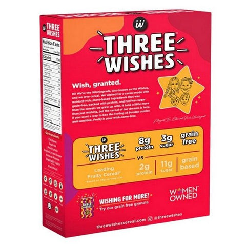 Three Wishes, Cereal Fruity, 8.6 Oz(Case Of 6) Three Wishes