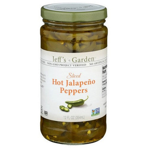 Jeff's GardenPatak, Sliced Hot Jalapeno Pepper, 12 Oz(Case Of 6) Jeff's GardenPatak