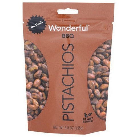 Wonderful Pistachios, BBQ Pistachios And Almonds No Shell, 5.5 Oz(Case Of 10) Wonderful Pistachios
