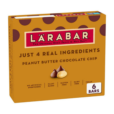 Larabar, Peanut Butter Chocolate Chip Protein Bar, 9.6 Oz(Case Of 8) Larabar