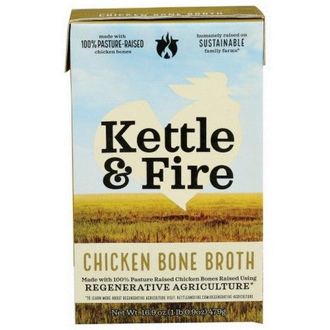 Functional Remedies, Regenerative Chicken Bone Broth, 16.9 Oz(Case Of 6) Functional Remedies