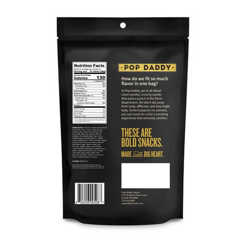 Pop Daddy Snacks, Yellow Mustard Pretzels, 7.5 Oz(Case Of 12) Pop Daddy Snacks