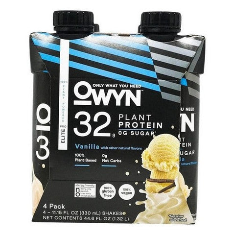 Owyn, Elite Sports Drink Tetra Pack Vanilla, 44.6 Oz(Case Of 3) Owyn